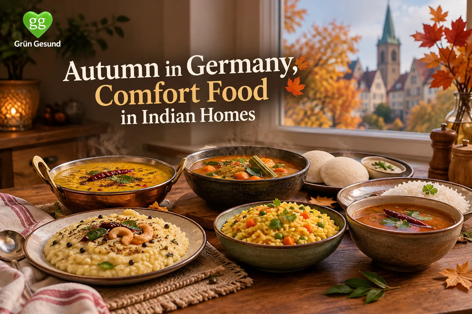 Autumn in Germany, Comfort Food in Indian Homes